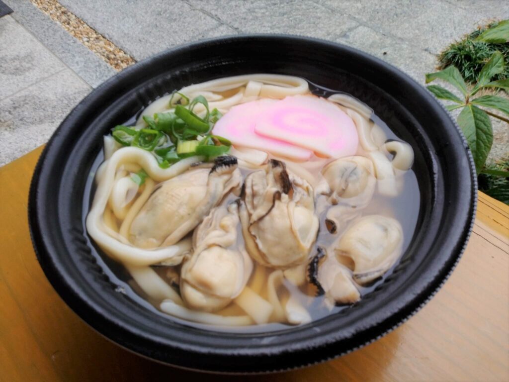 牡蠣うどん