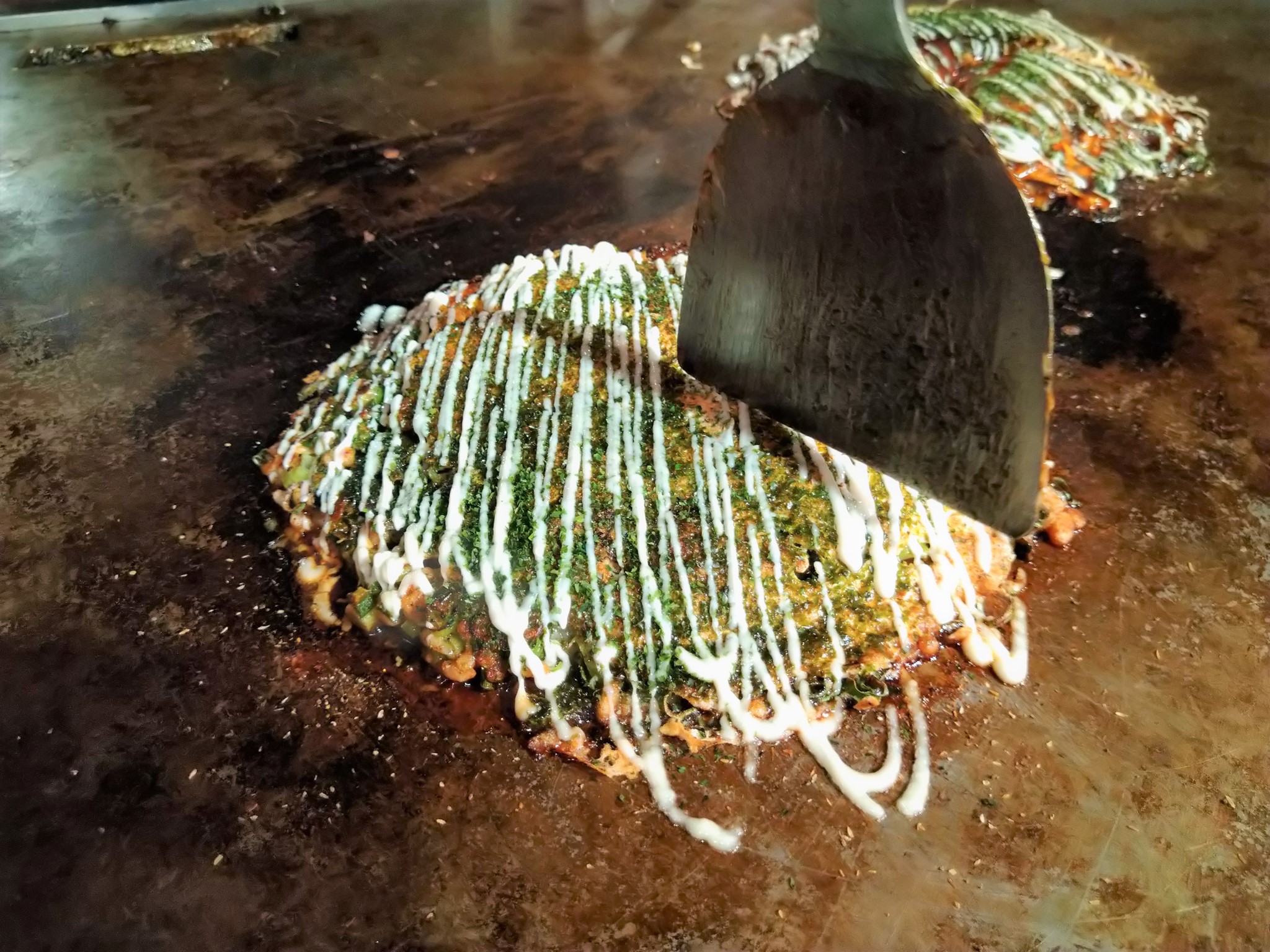 お好み焼き切り分け