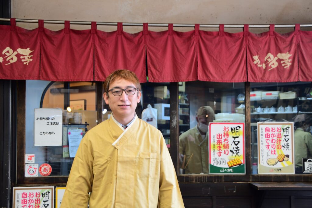 魚の棚東商店街理事長・安原さんにご協力いただきました。