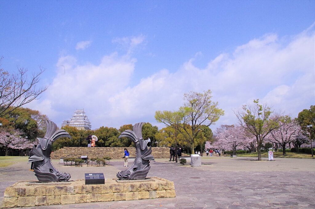 結婚式の前撮りスポットとしても人気の城見台公園