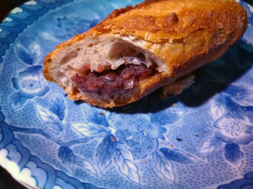 パリパリの焼き上がり