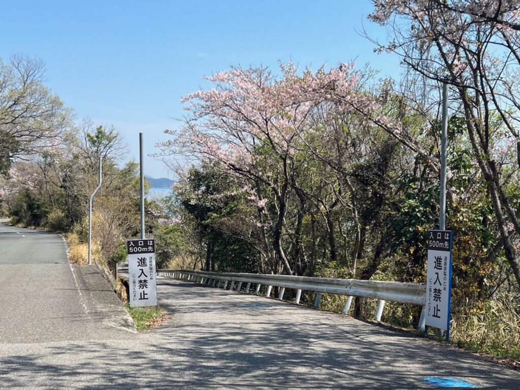 西側から来る場合