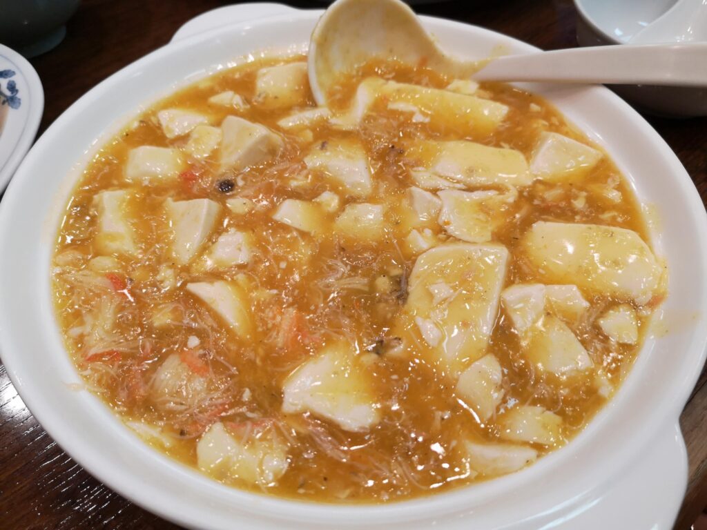 上海ガニの味噌入りトーフ　1,950円