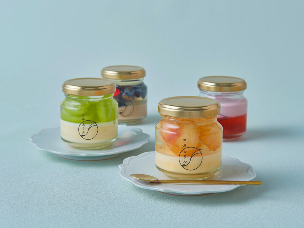 旬の果物を使ったプリンが期間限定で登場する
