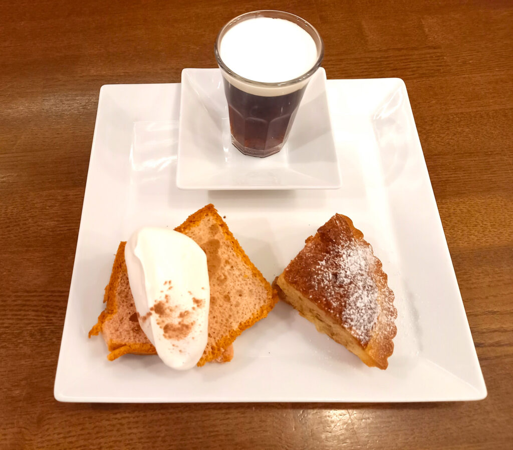 ランチセットのデザートプレート