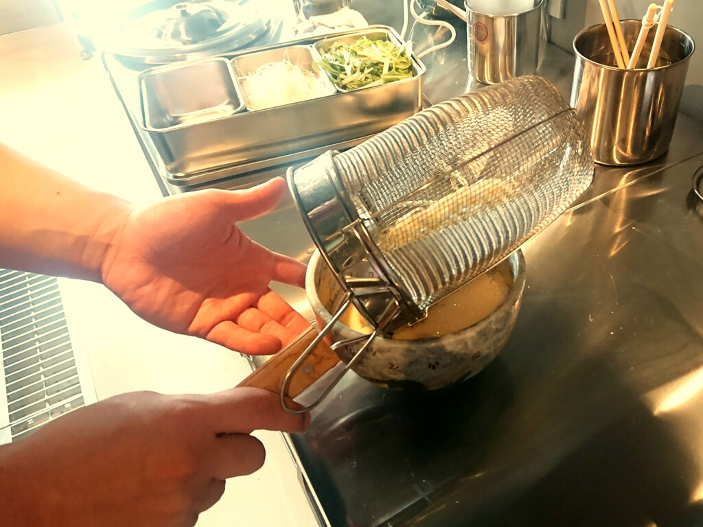 茹で時間は短め