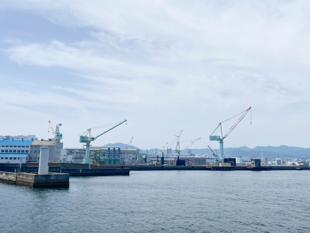 三菱重工業・造船所