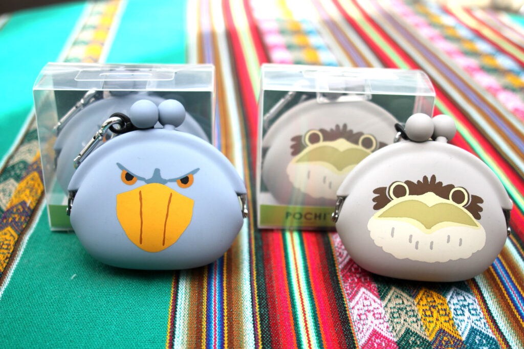 ハシビロコウやフクロウのコインケース『POCHI』（1,760円）