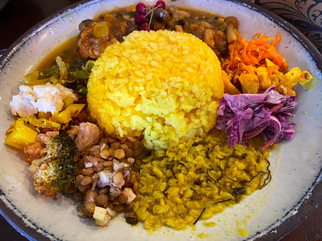 野菜が主役のチキンカレー