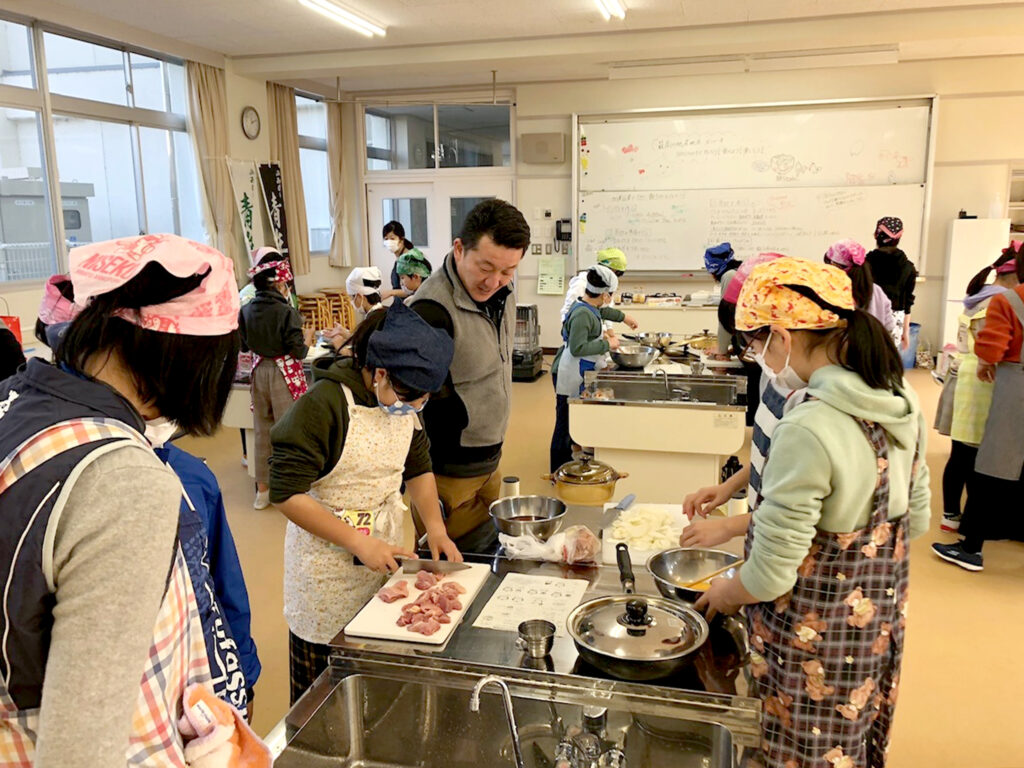 食育の授業のようす