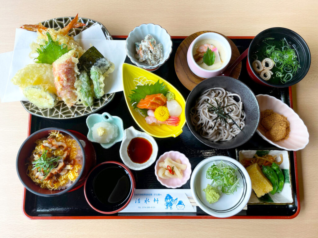 姫御膳（2,680円）数量限定　写真提供：「姫路城西御屋敷跡庭園　好古園」