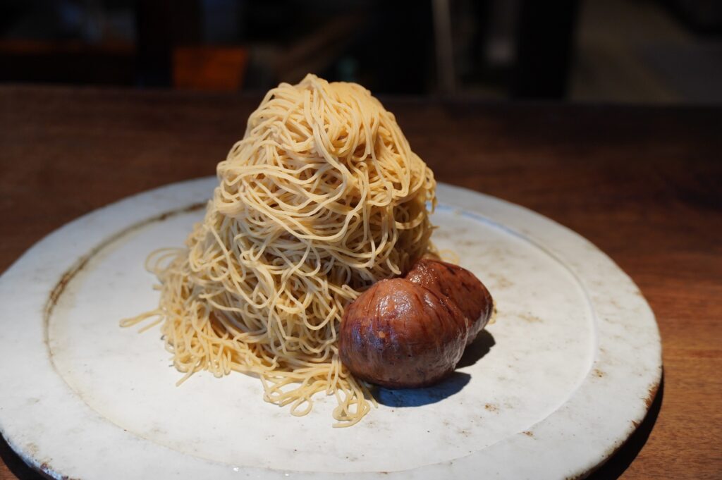 『丹波栗のしぼりたてモンブラン』（2,750円）