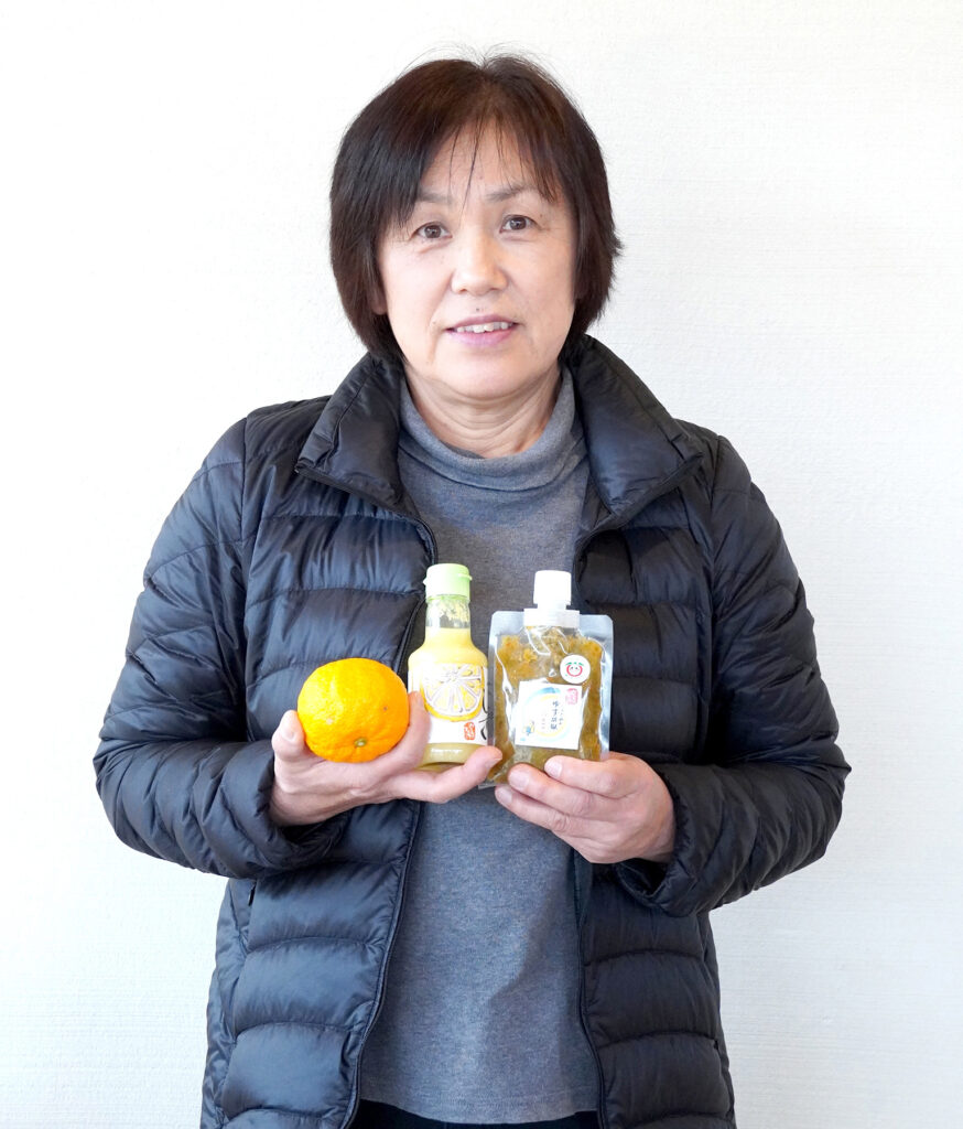 安富町でのゆず栽培