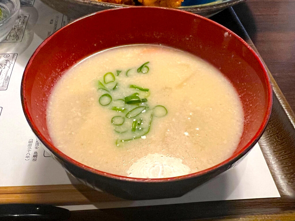 汁ものはオールシーズン粕汁