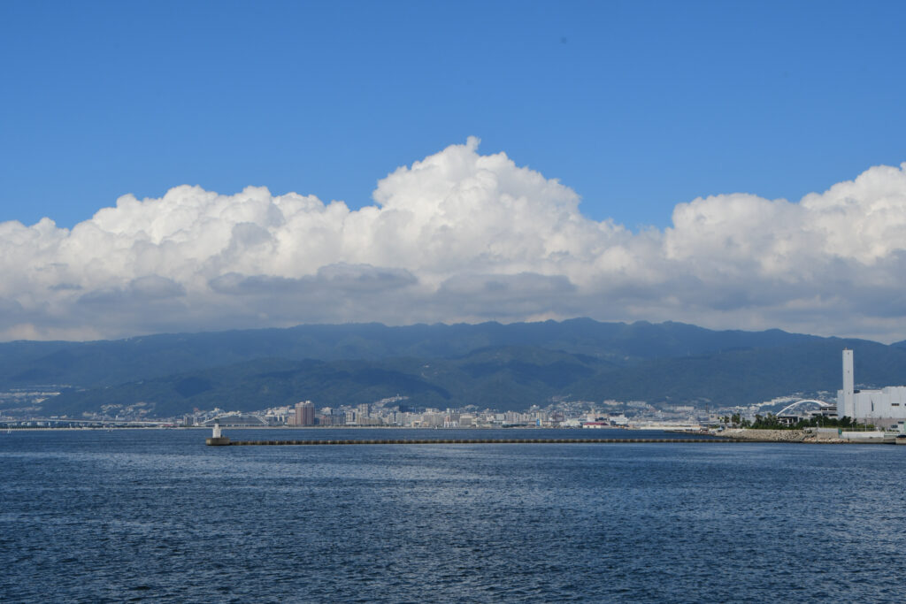 神戸方面の景色