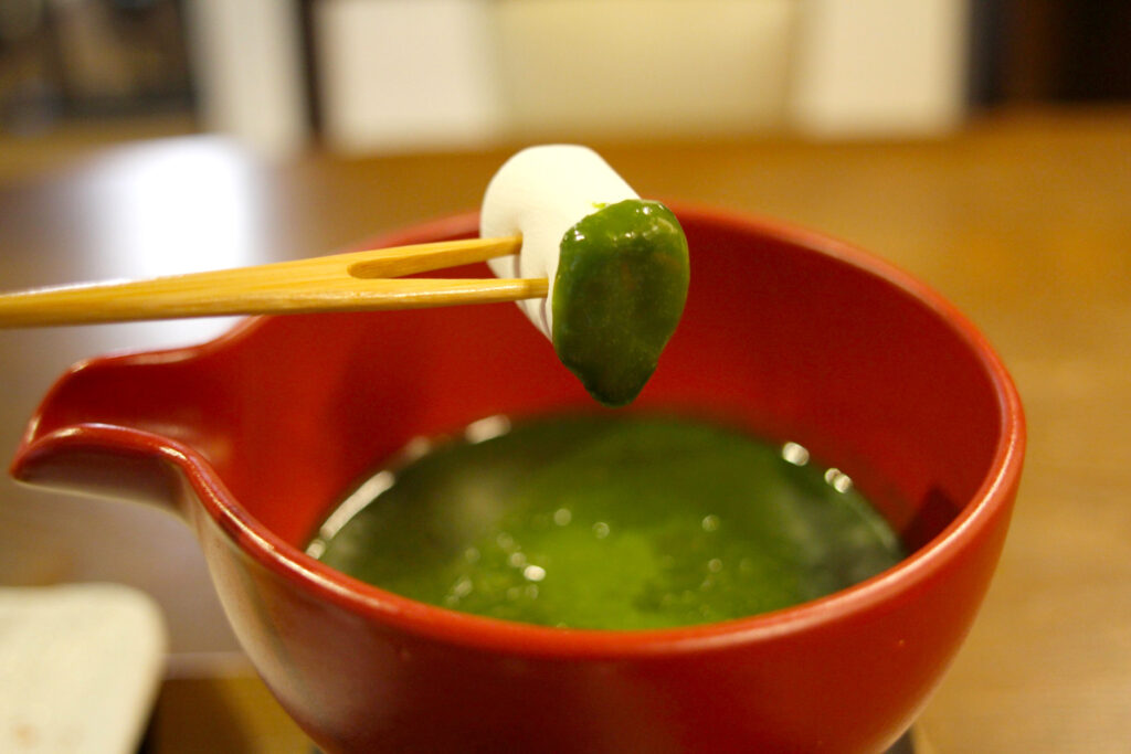 抹茶フォンデュを目当てに来店するお客様もいるそう