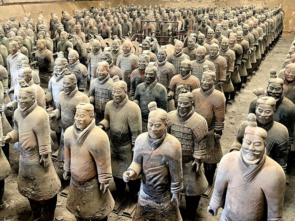 秦始皇帝兵馬俑（一部）
