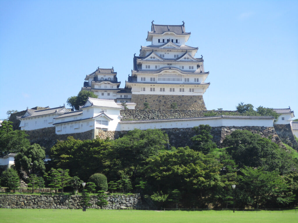 三の丸から見た天守／写真提供：姫路城